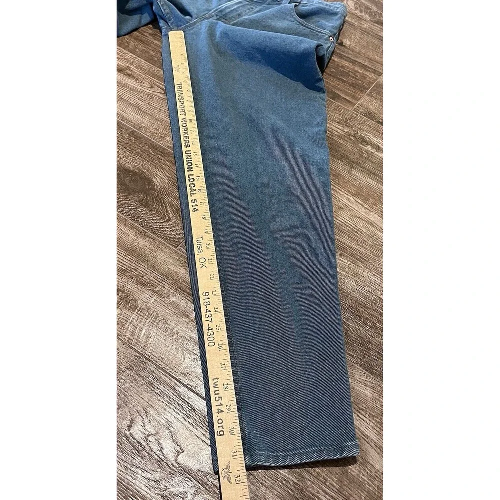 Vintage Men’s Levi’s 560 Jeans 30x31.5 Green Tapered USA Made 80s Baggy Cotton